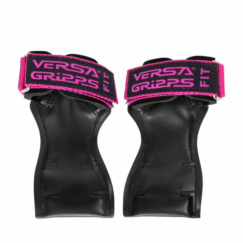 Versa Gripps فيرسا غريبس® فيت، مصنوعة في الولايات المتحدة، أحزمة معصم بديلة لرفع الأثقال، أفضل ملحق تدريبي، وردي، XS - Image 1